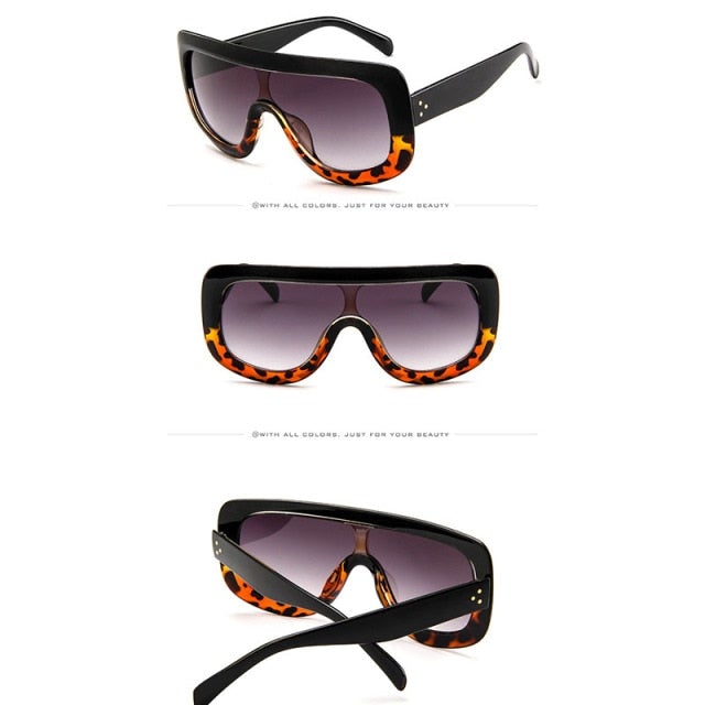 Leopard Frame Retro Sunglasses