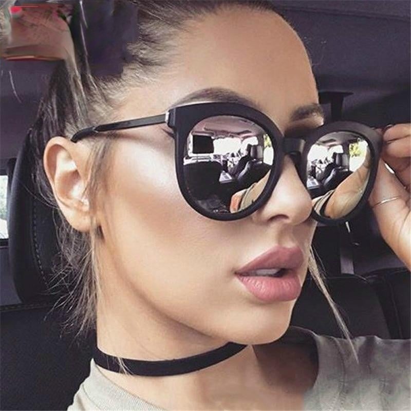 Large Frame Street Round Sunglasses