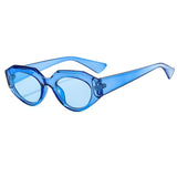 Vintage Punk Oval Cat Eye Sunglasses