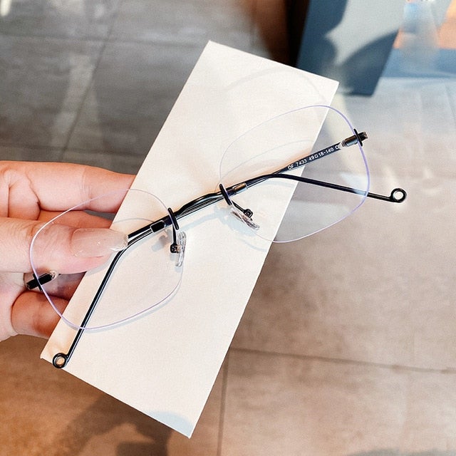 Rimless Square Punk Sunglass