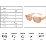 Rectangle Anti-Reflective Retro Sunglasses