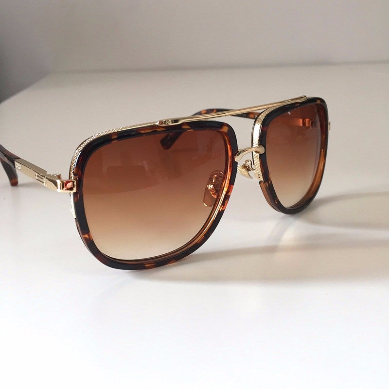Flat Top Square Sunglasses