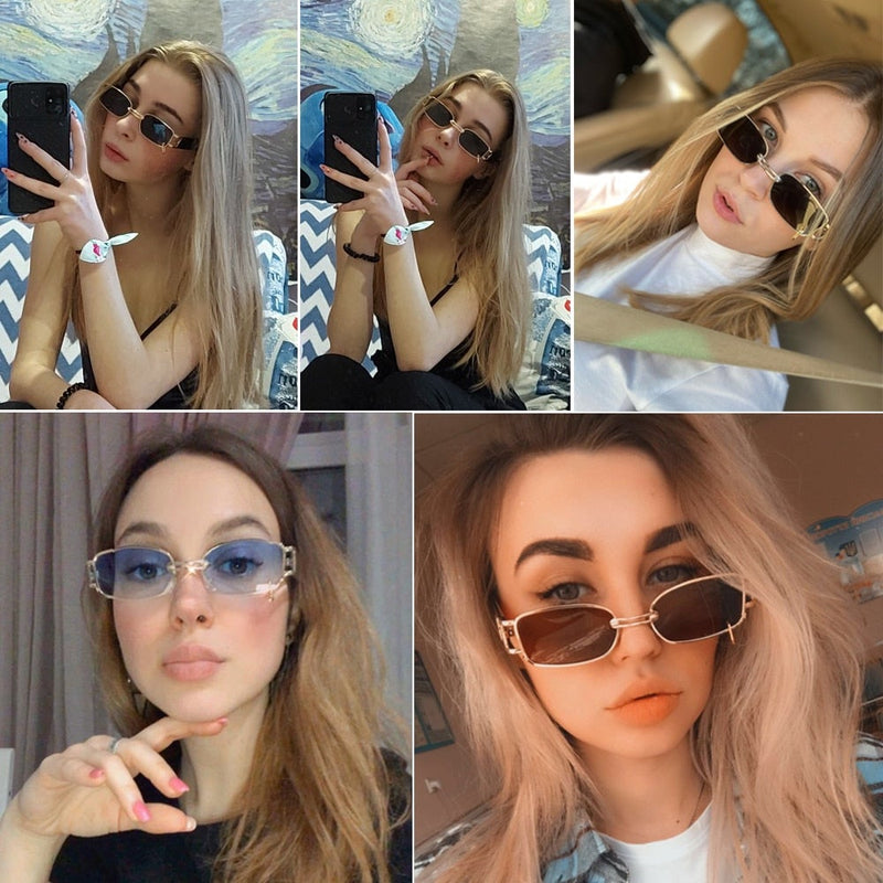 Steampunk Vintage Square Sunglasses