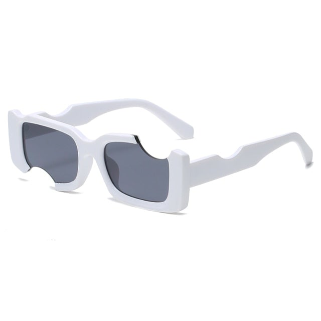 Irregular Frame Square Sunglasses