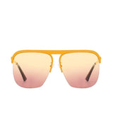 Oversized Gradient Square Sunglasses