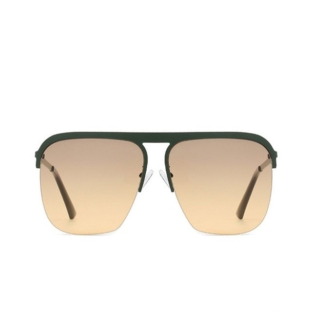 Oversized Gradient Square Sunglasses