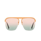 Oversized Gradient Square Sunglasses