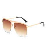 Oversized Gradient Square Sunglasses