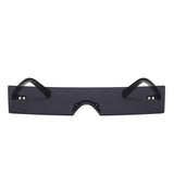 Rimless Small Square Sunglasses