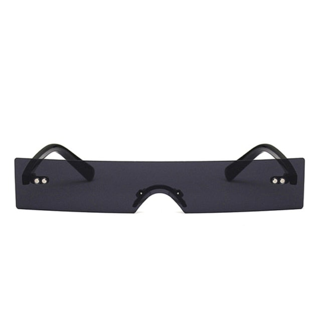 Rimless Small Square Sunglasses
