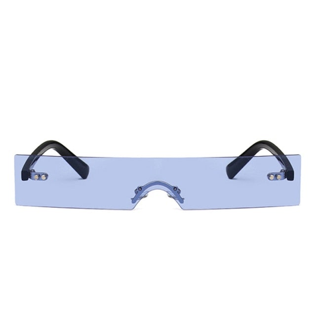 Rimless Small Square Sunglasses