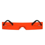 Rimless Small Square Sunglasses