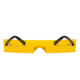 Rimless Small Square Sunglasses