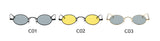 Small Oval Retro Sunglasses