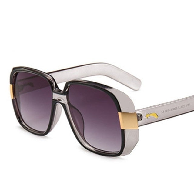 Big Frame Vintage Square Sunglasses
