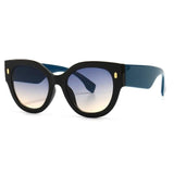 Vintage Oversized Gradient Cat Eye Sunglasses