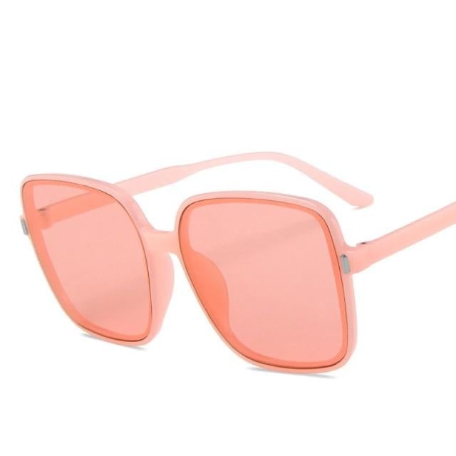 Oversized Vintage Gradient Square Sunglasses