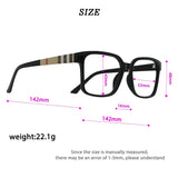Anti Blue Square Eyeglasses