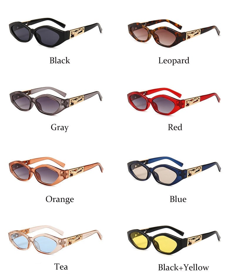 Small Oval Round Sunglasses