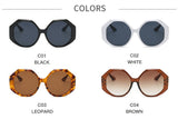 Hollow Decorative Frame Round Sunglasses