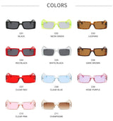 Rectangle Vintage Driving Square Sunglasses