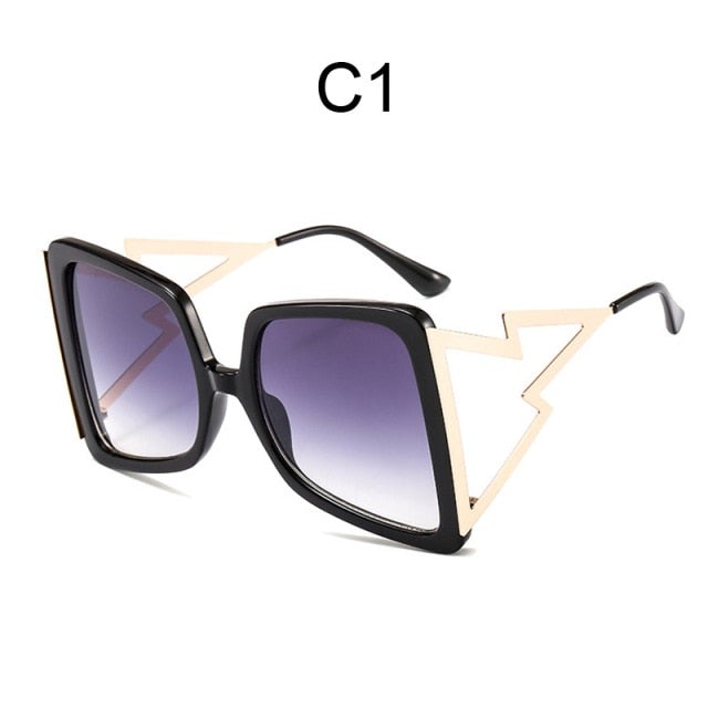 Bow Shape Square Sunglasses