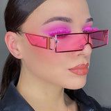 Vintage Alloy Gradient Hip Hop Shade Retro Sunglass