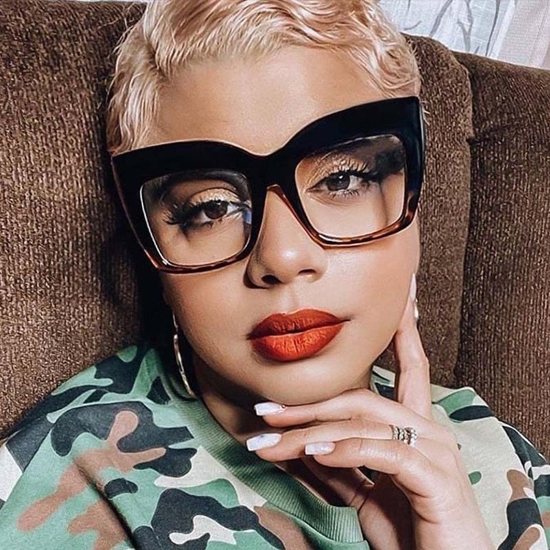 Vintage Spectacles Big Frame Square Sunglassses