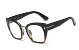 Spectacle Frame Oversized Cat Eye Sunglasses