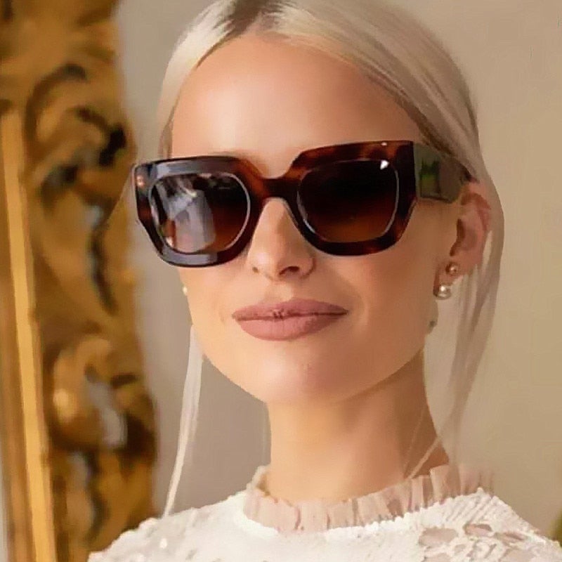Leopard Cat Eye Sunglasses