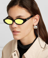 Retro Small Frame Oval Sunglasses