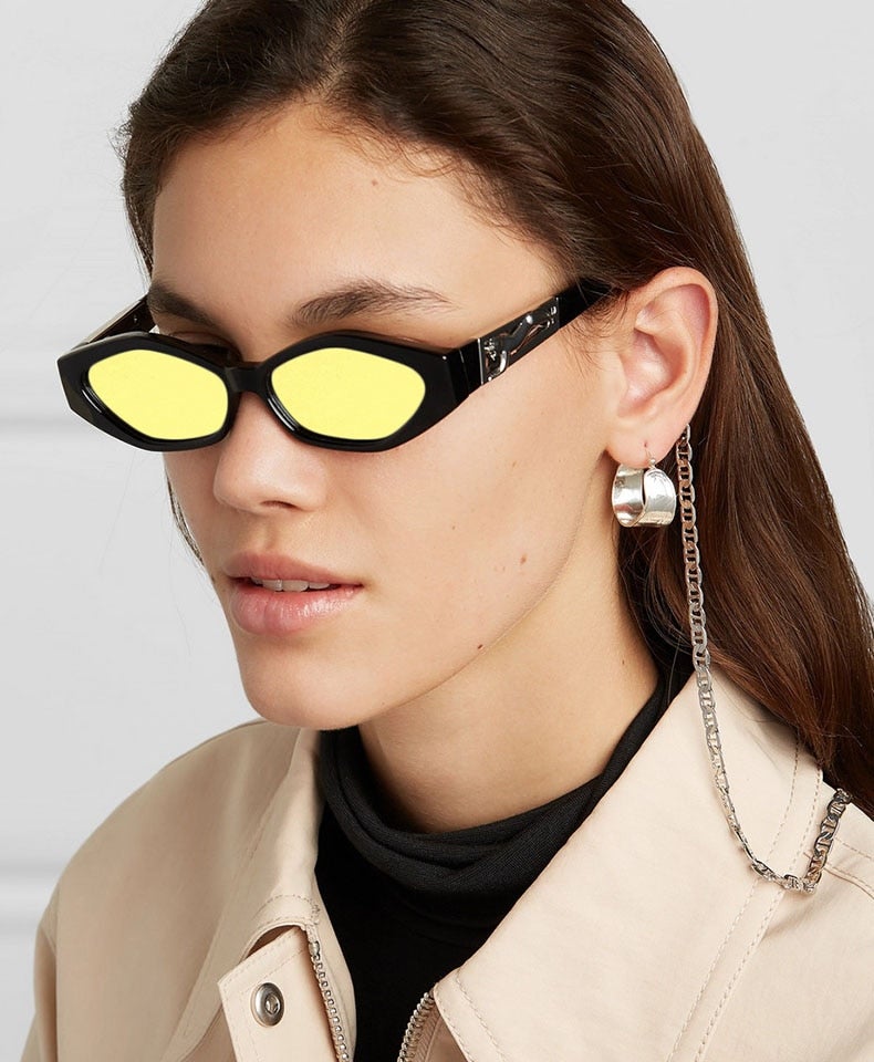 Retro Small Frame Oval Sunglasses