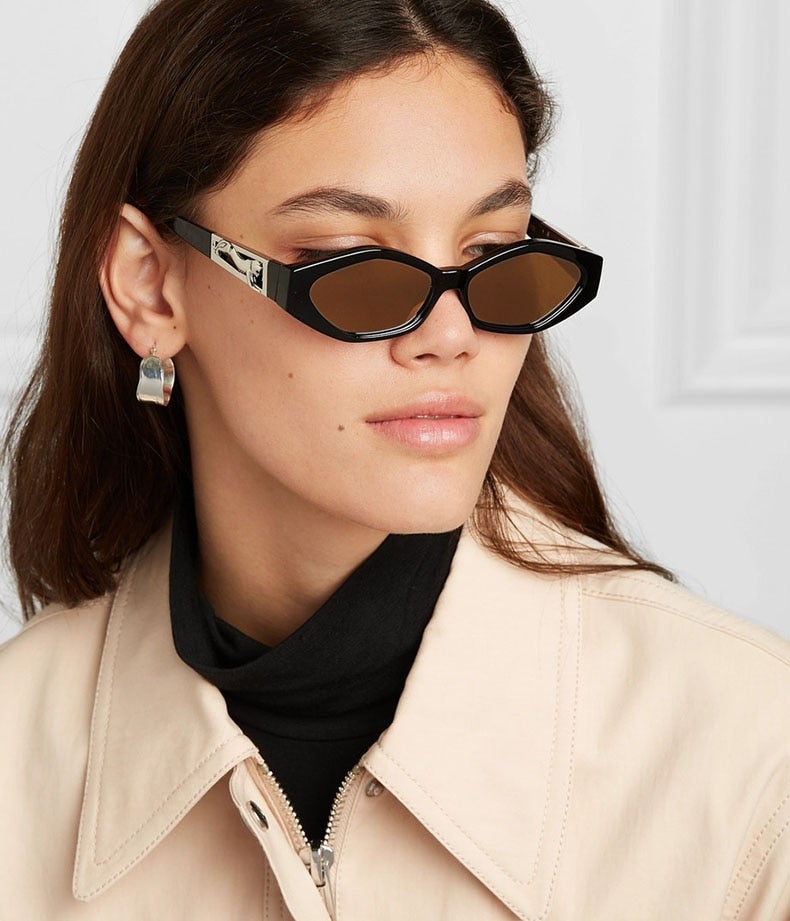 Retro Small Frame Oval Sunglasses