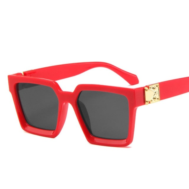 Retro Mirror Square Sunglasses