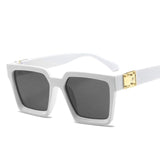 Retro Mirror Square Sunglasses