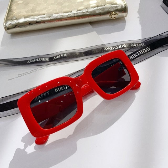 Thick Frame Chic Square Sunglasses