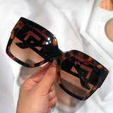 Gradient Vintage Square Sunglasses