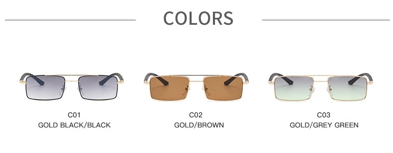 Small Gradient Square Sunglasses