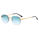 Rimless Retro Frameless Sunglasses