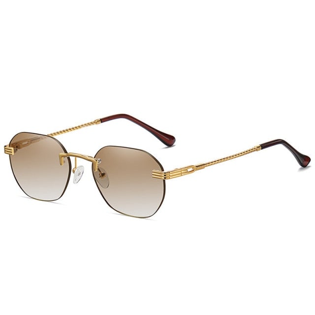 Rimless Retro Frameless Sunglasses