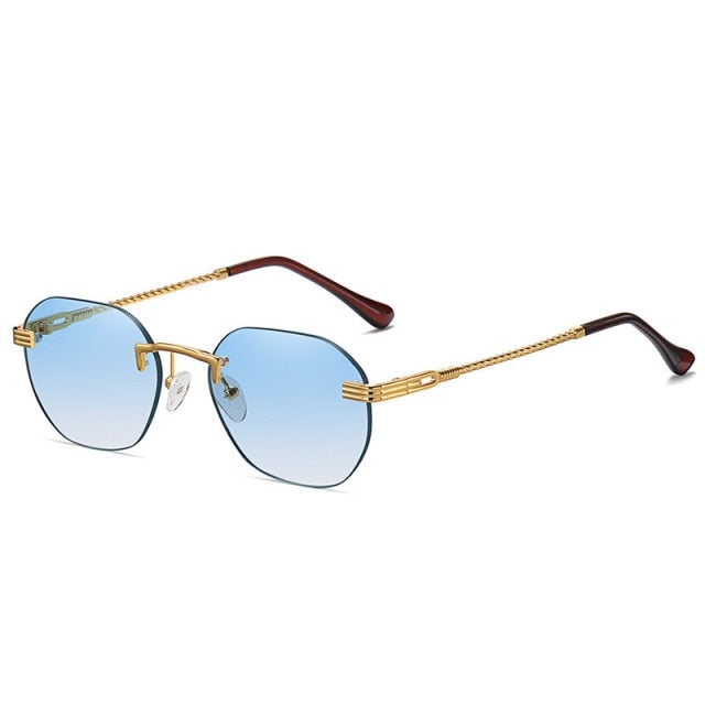 Rimless Retro Frameless Sunglasses