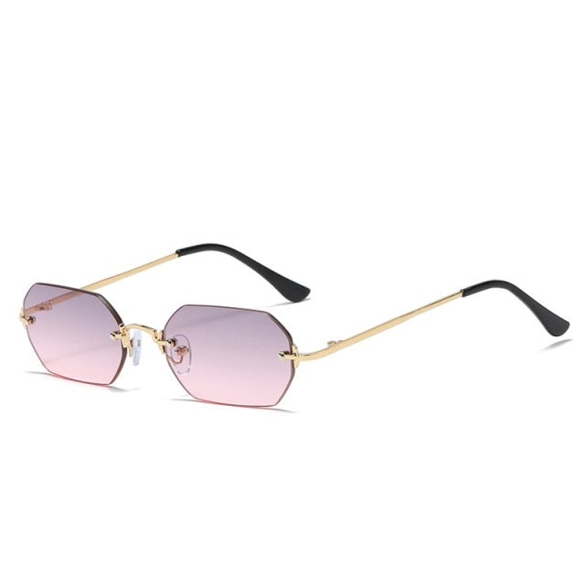 Rimless Retro Frameless Sunglasses