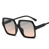 Retro Gradient Oversized Square Sunglasses