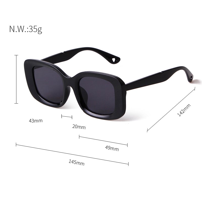 Chunky Square Oversized Sunglasses