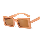 Travel Small Rectangle Retro Sunglasses