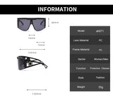 Eyewear Half Frames Gradient Visor Sunglasses