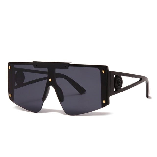Big Frame Connected Visor Sunglasses