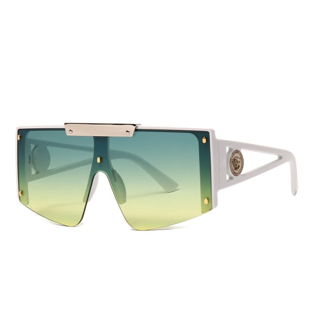 Big Frame Connected Visor Sunglasses