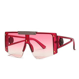 Big Frame Connected Visor Sunglasses