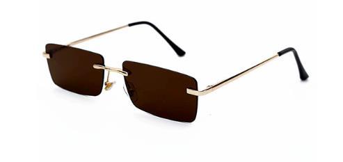 Stylish Rimless Gradient Square Sunglasses